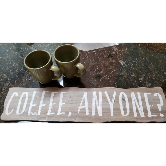 Other - WALL SIGN Wood Coffee Art Decor
